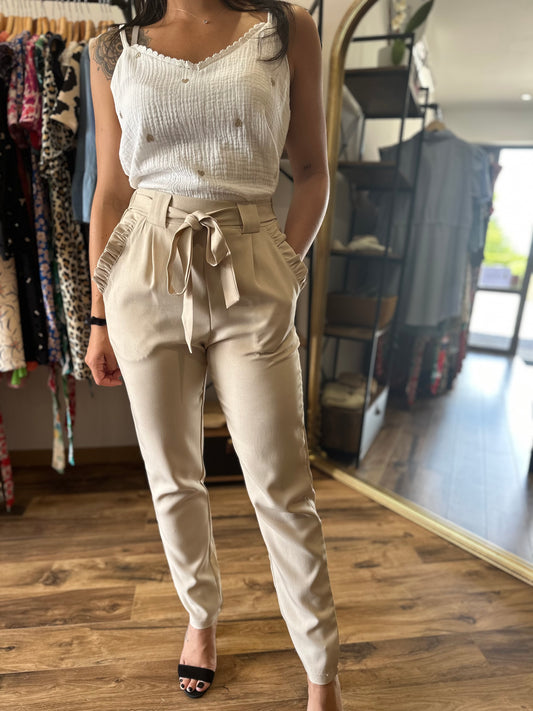 Pantalon Joule beige