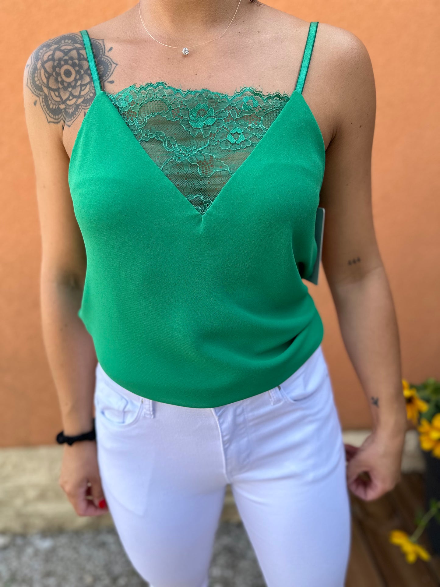 Top Christy vert