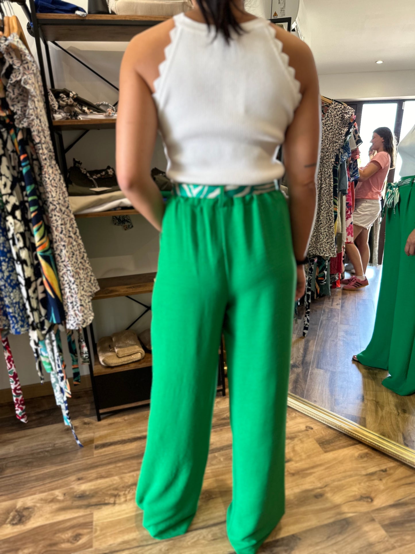 Pantalon Eliam vert