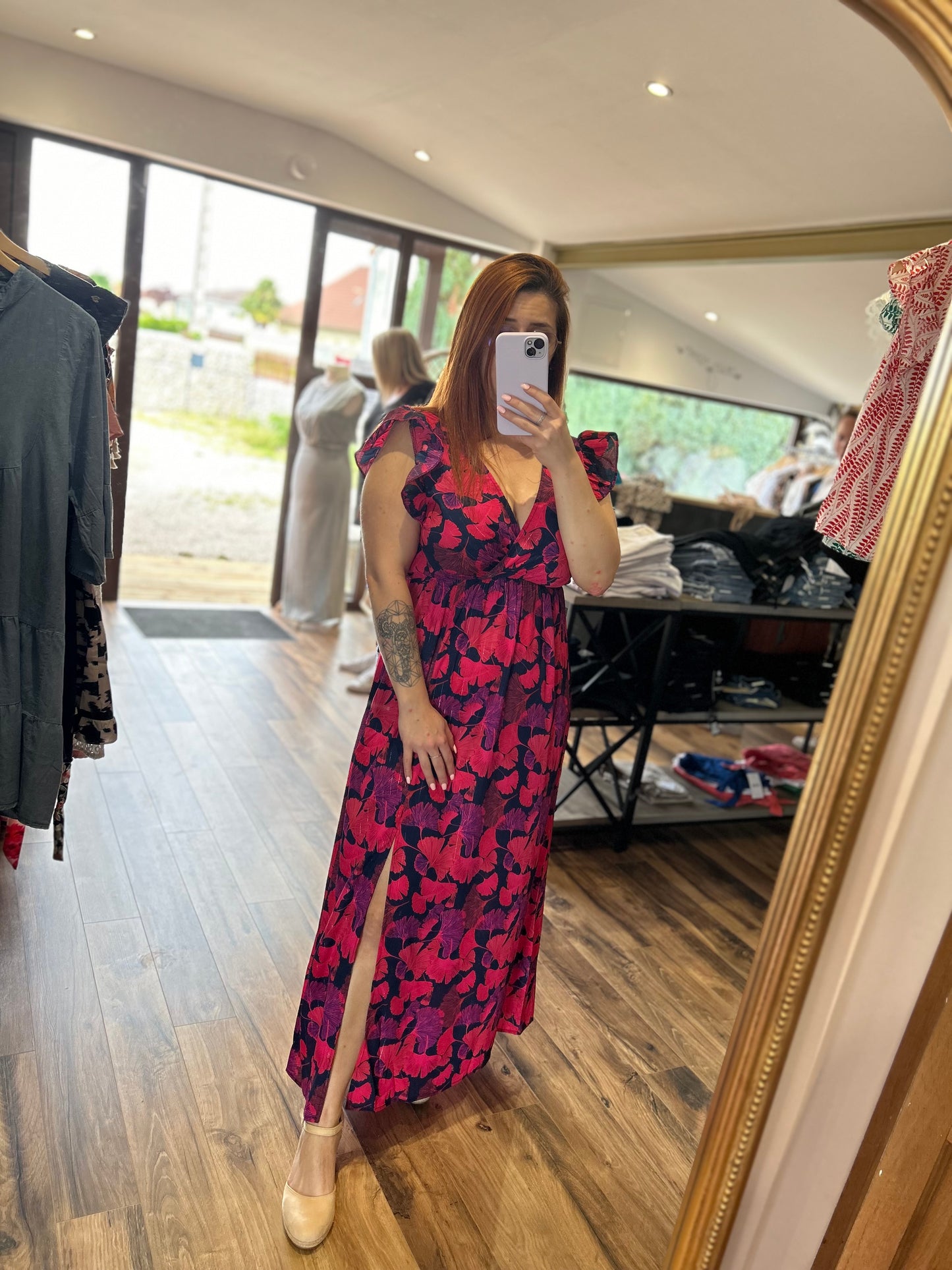 Robe longue Soline (Curvy)