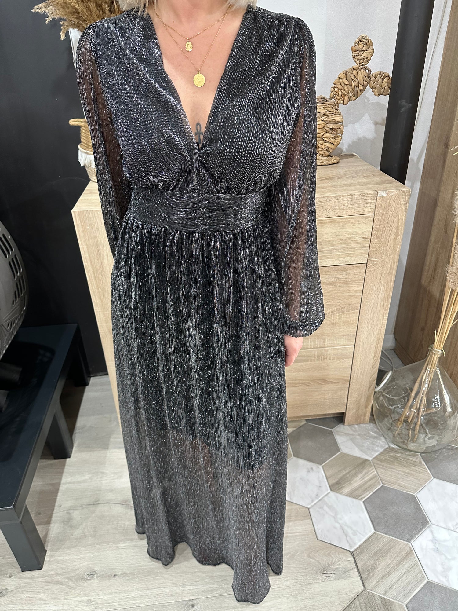 Robe longue Silver