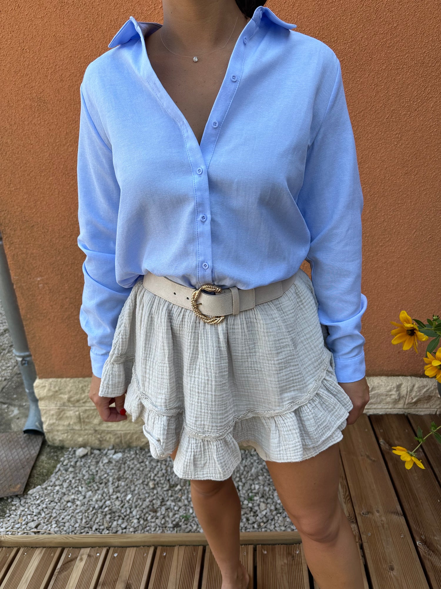 Chemise Ondine bleu