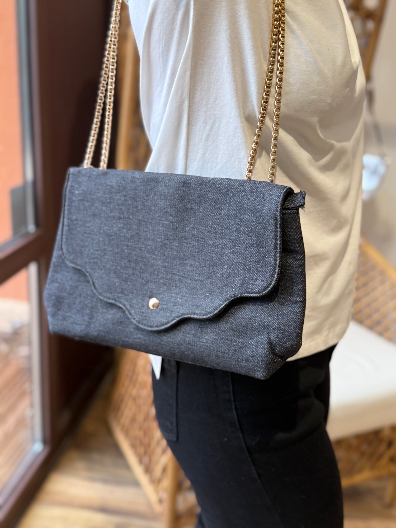 Sac bandoulière noir