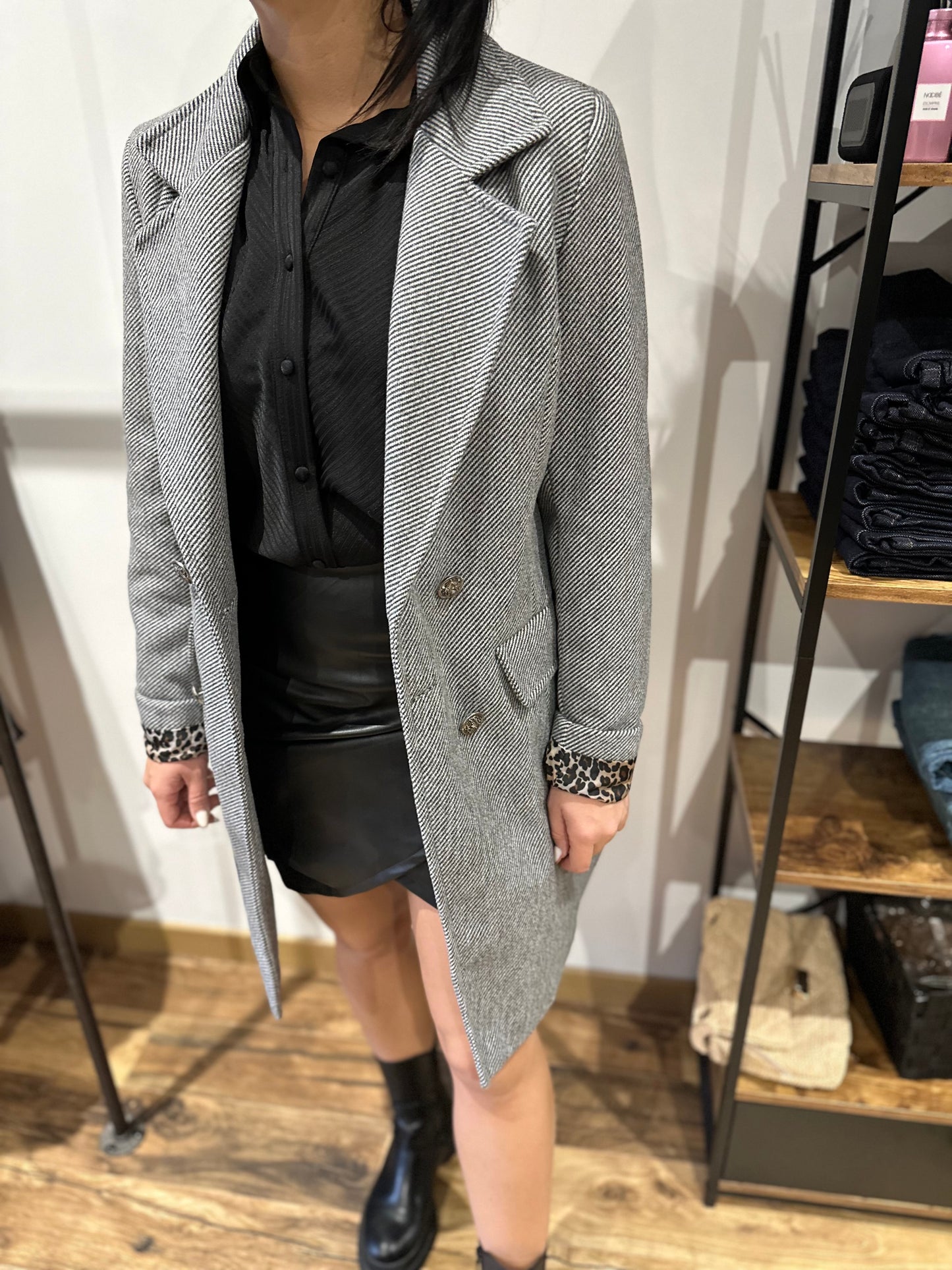 Manteau Liska gris