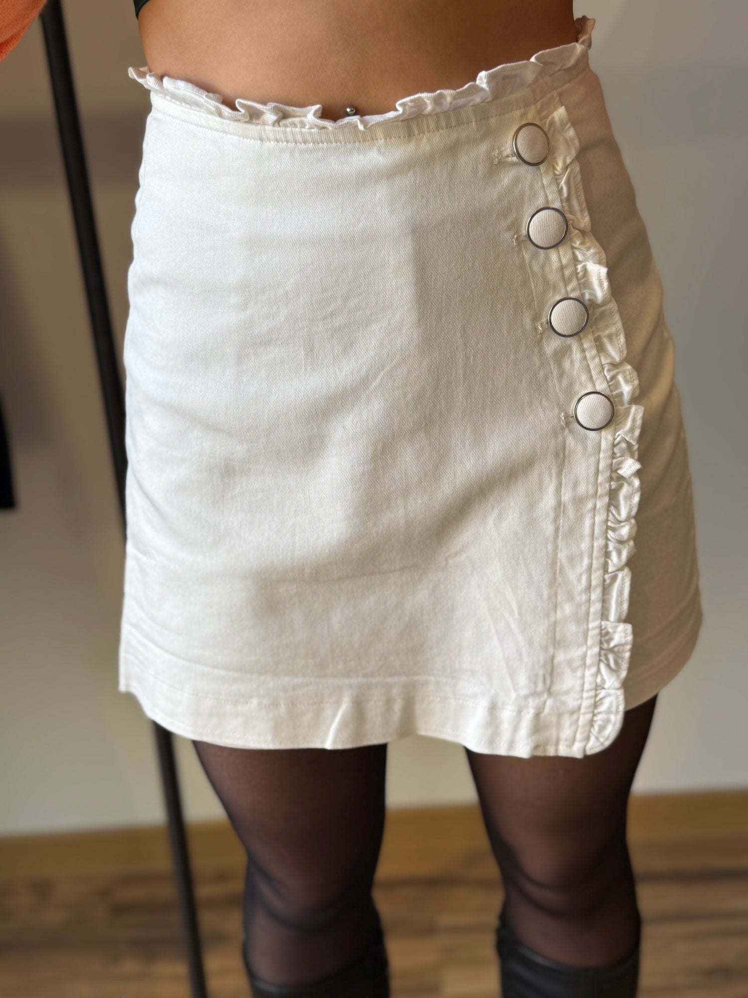 Jupe short Imen blanc