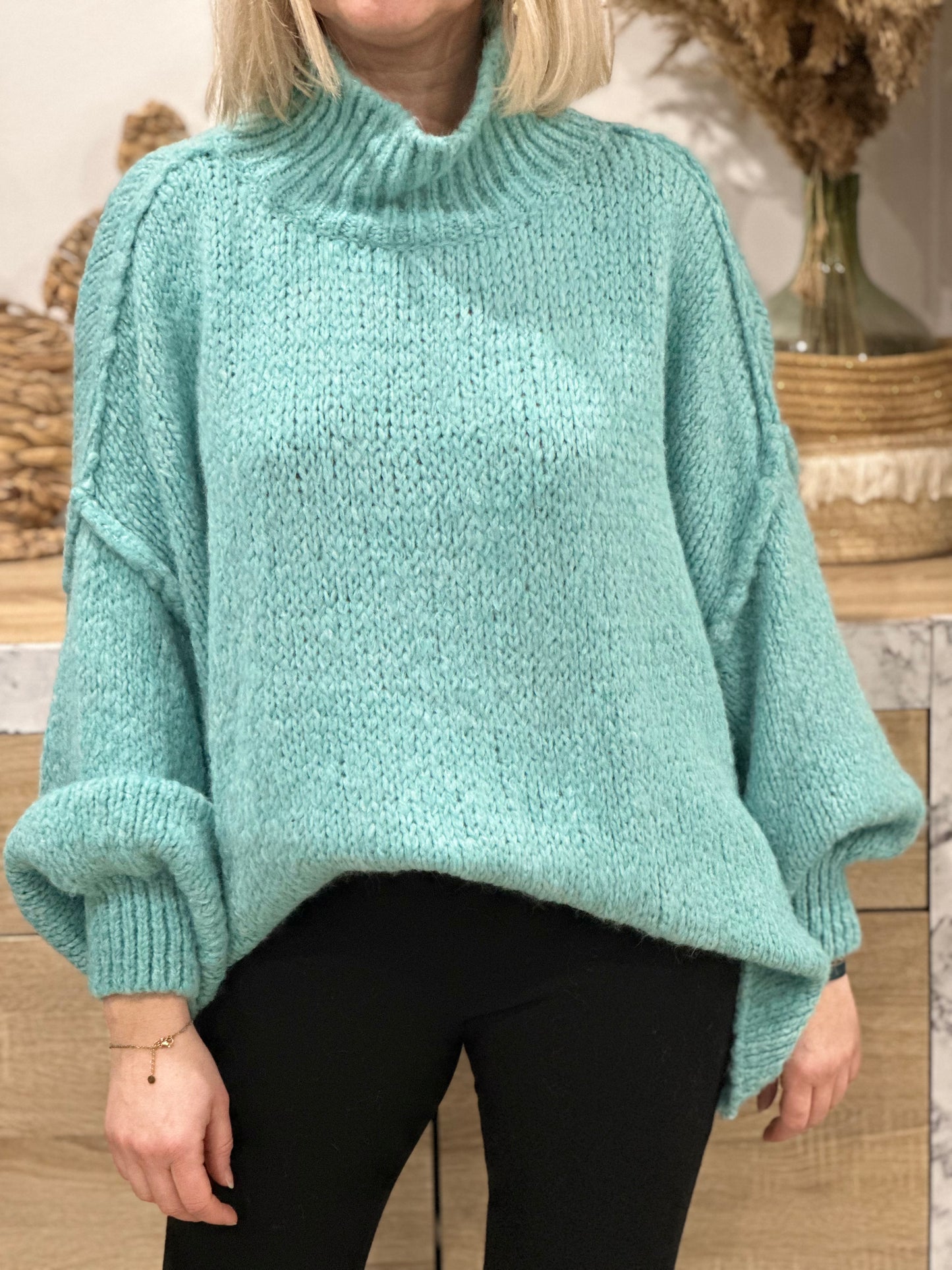 Pull Alby turquoise