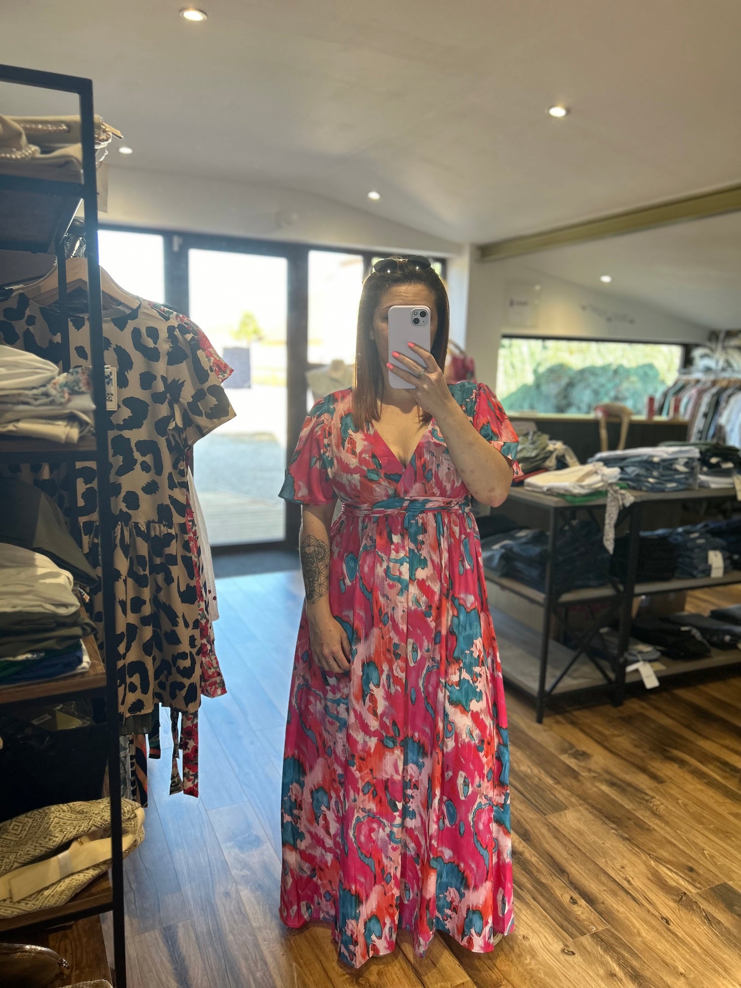 Robe longue Meline (Curvy)