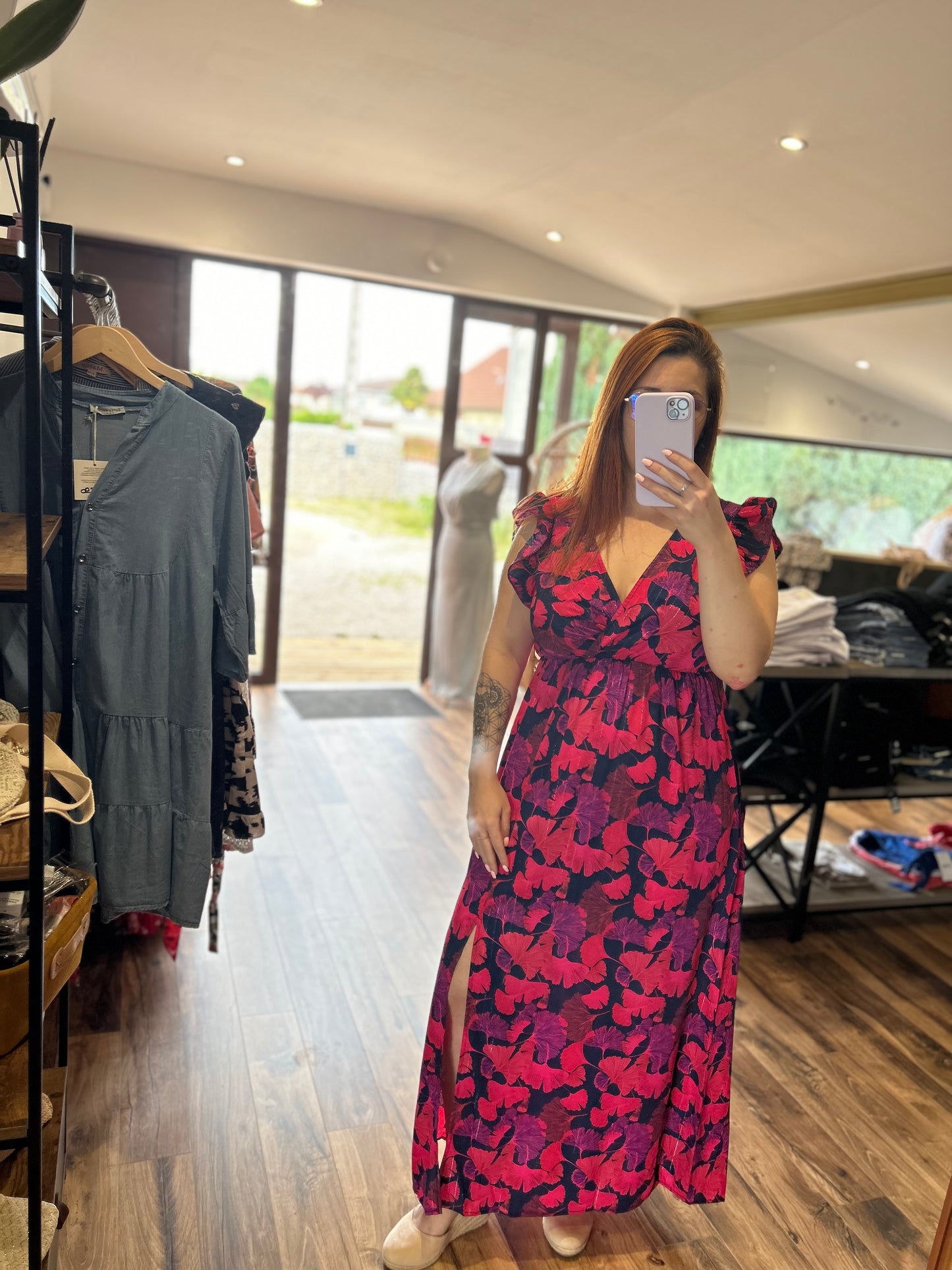 Robe longue Soline (Curvy)