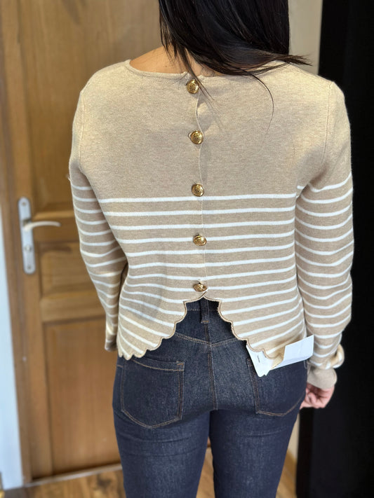 Pull FAO beige