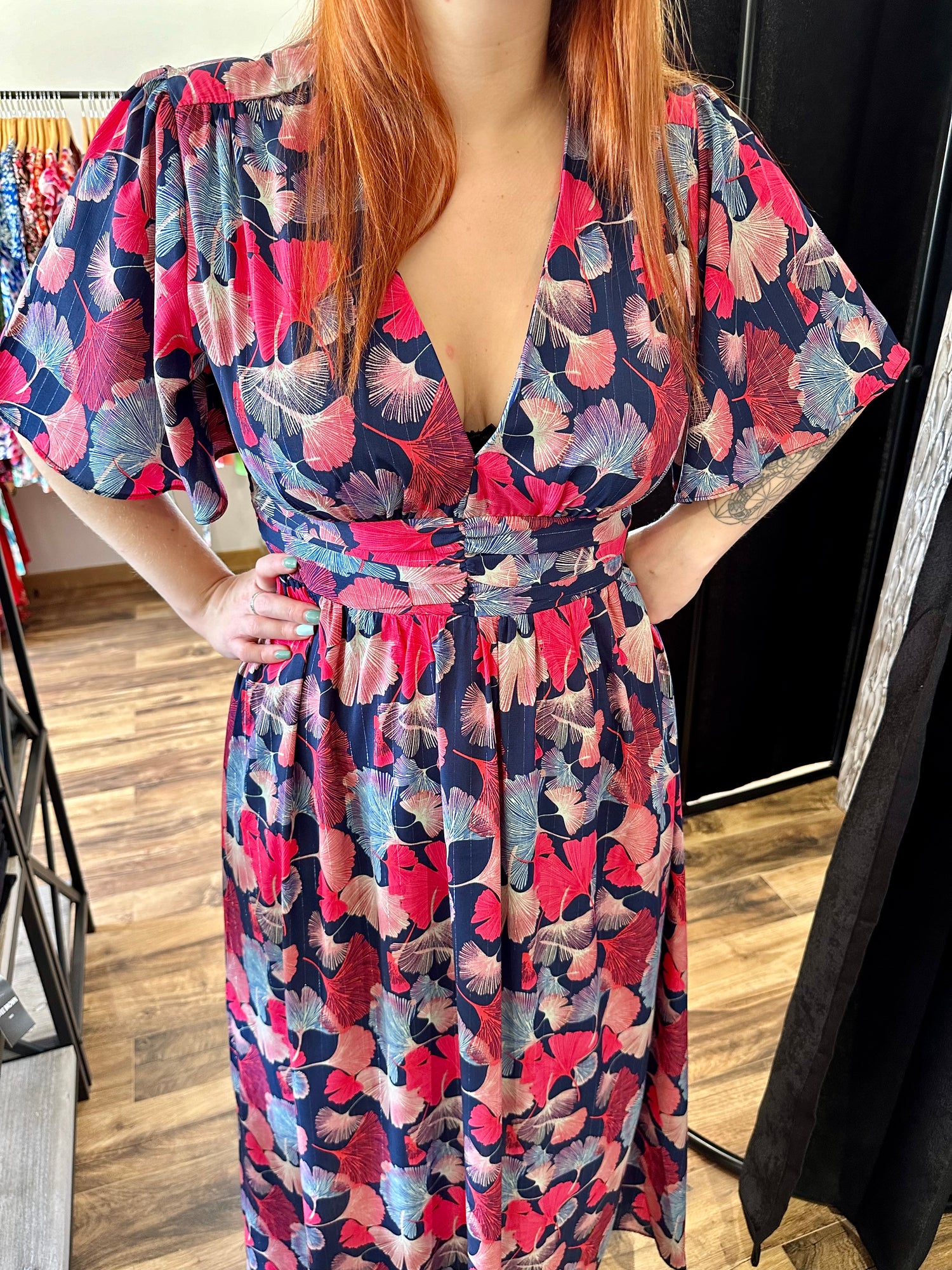 Robe longue Leila (Curvy)