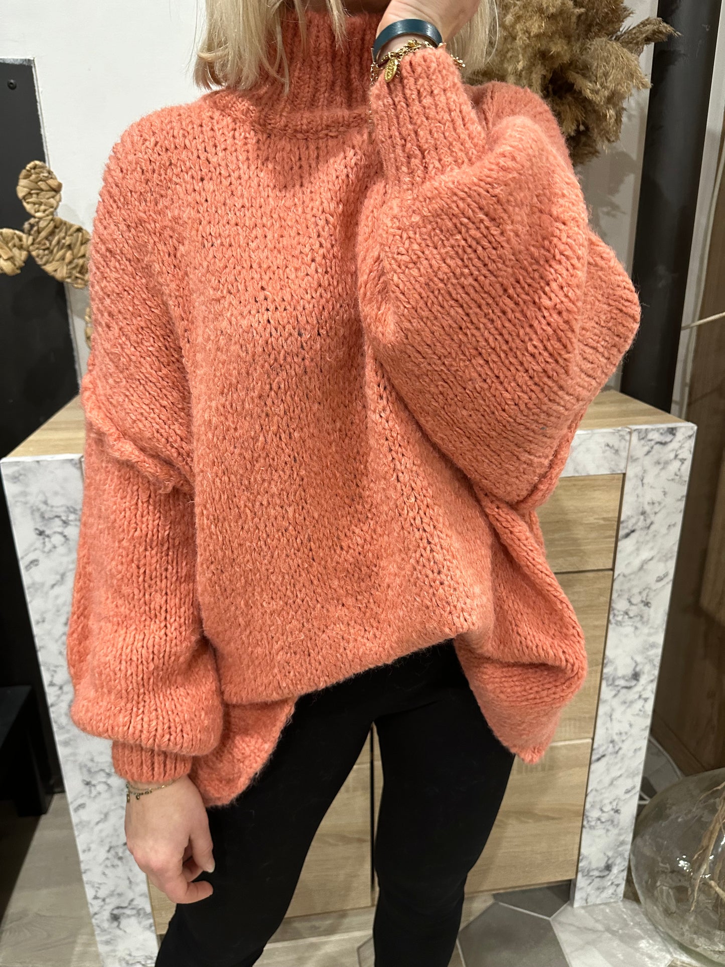 Pull Alby corail