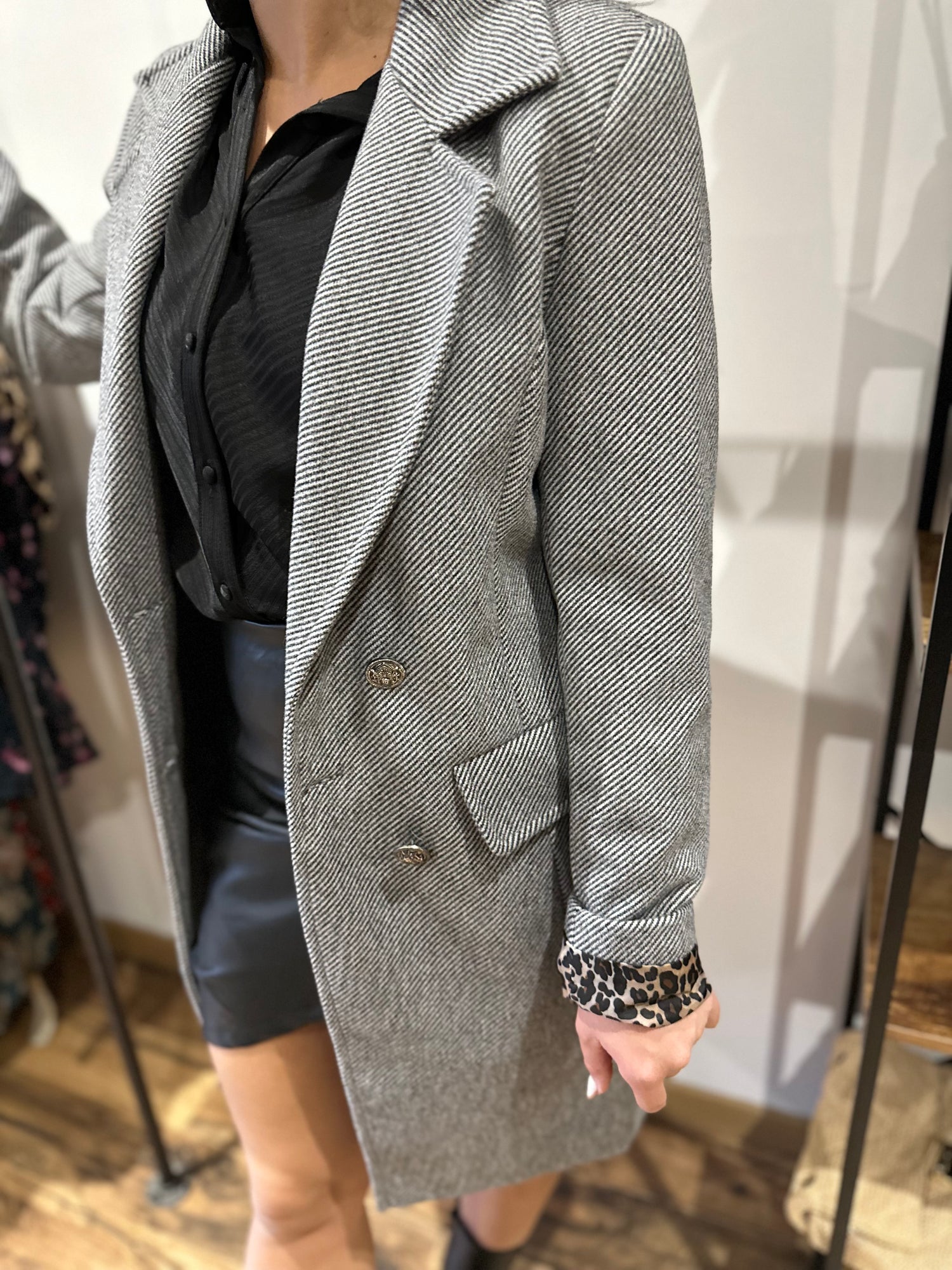 Manteau Liska gris