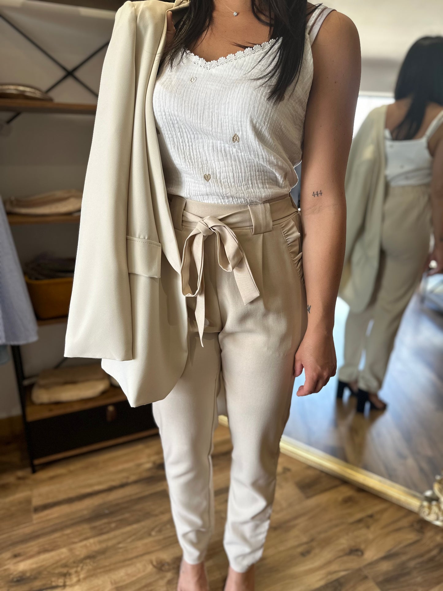 Pantalon Joule beige