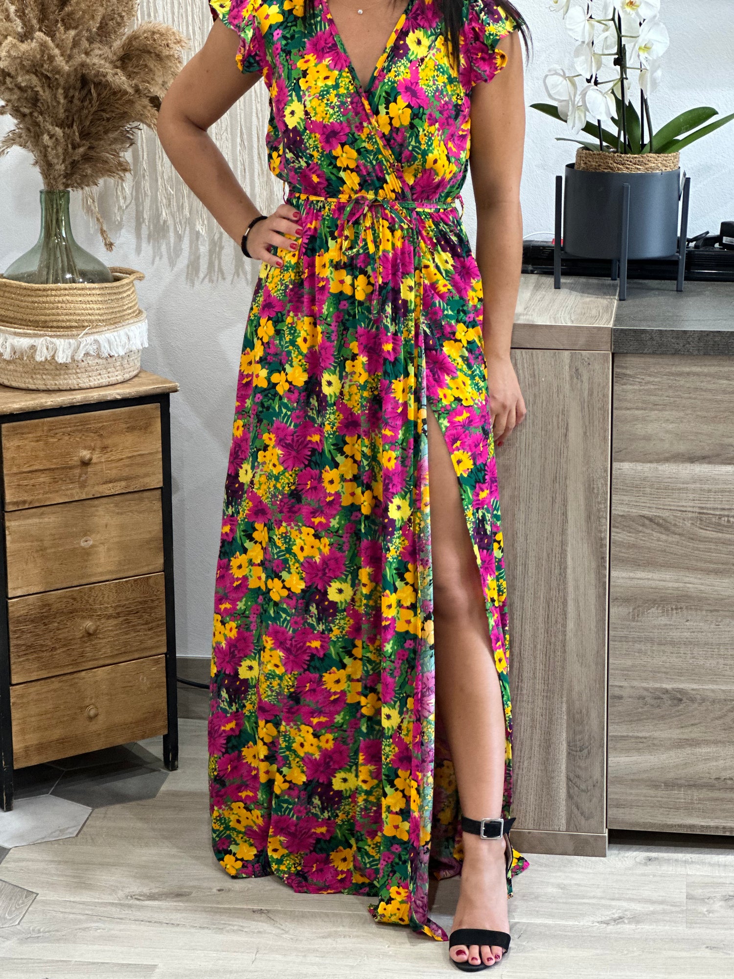 Robe longue Flora