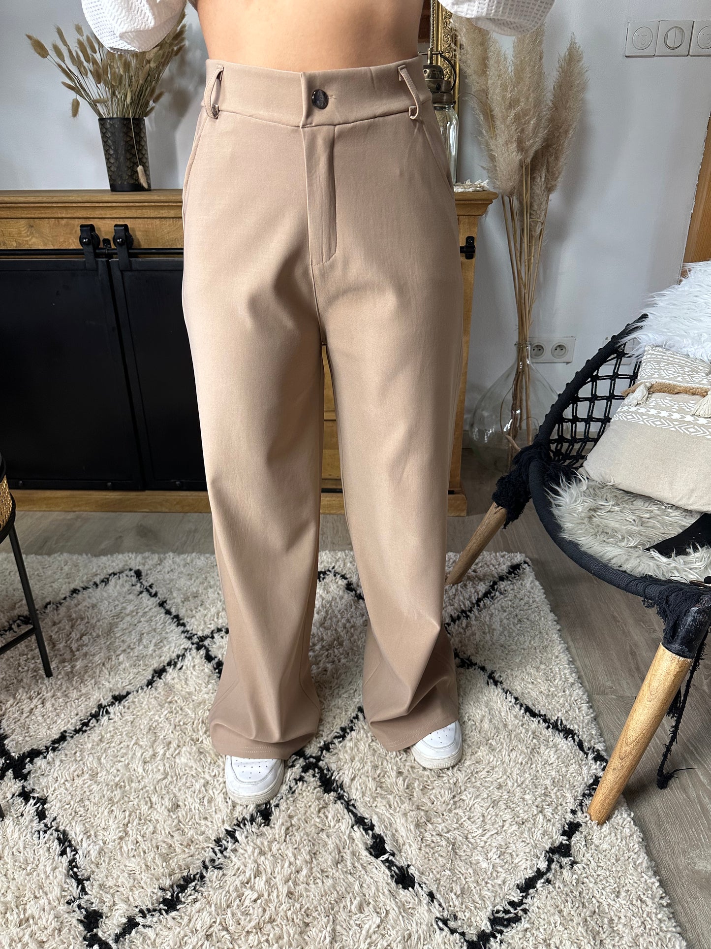 Pantalon droit Bronze