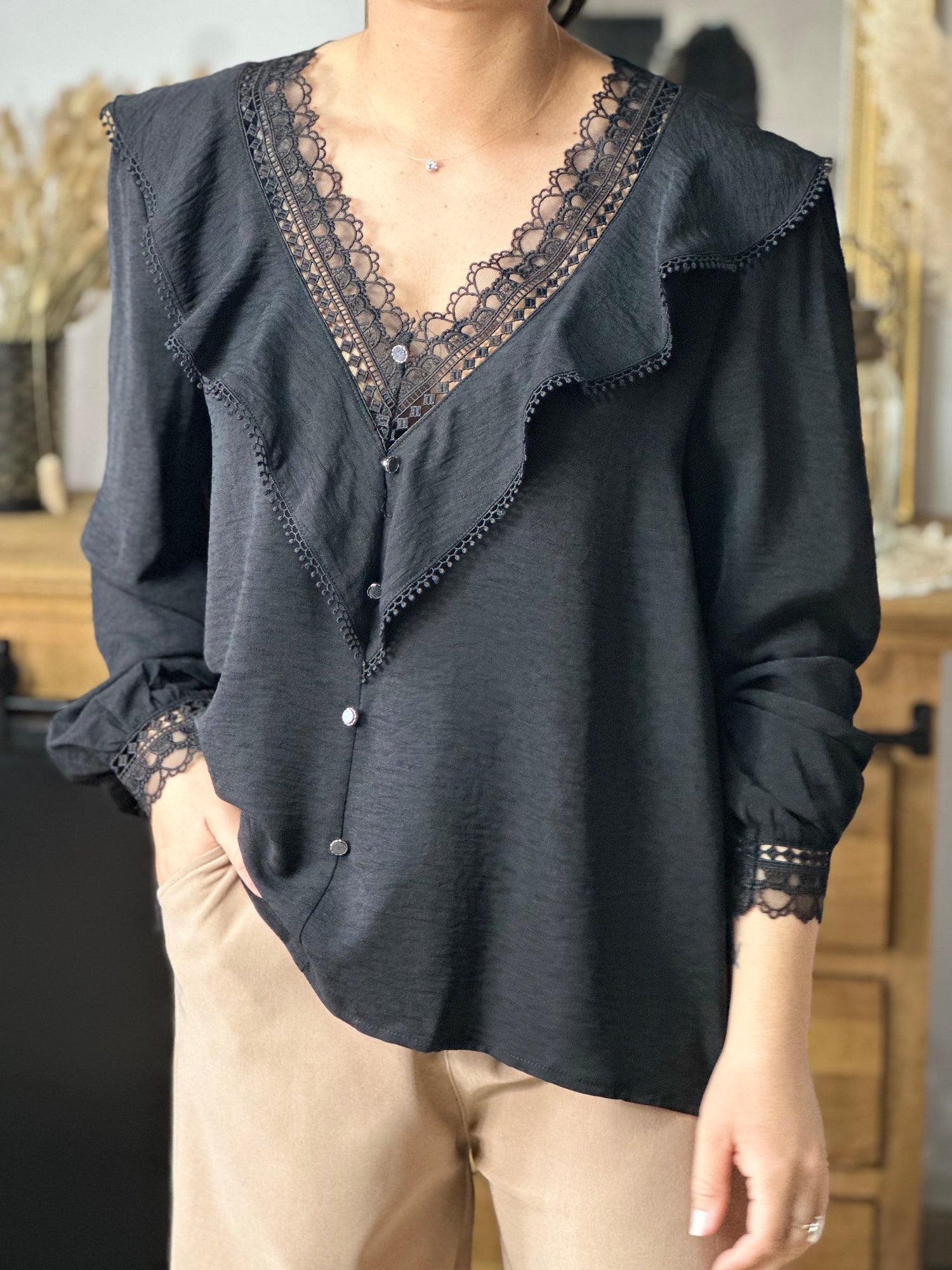 Blouse Bart Noir